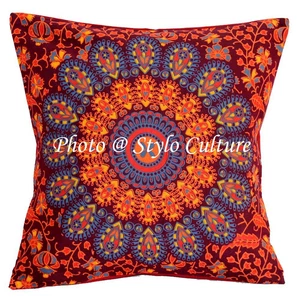 Boho Bohemian Cushion Cover Mandala Mandala Throw Decor Pillow Cover Case - Picture 1 of 5
