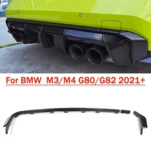 Difusor de parachoques trasero de carbono real para BMW G80 M3 G82G83 M4 - Imagen 1 de 11