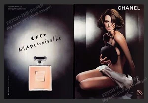 Profumo Coco Mademoiselle Keira Knightley attrice 2007 stampa pubblicità 2 pg - Foto 1 di 1
