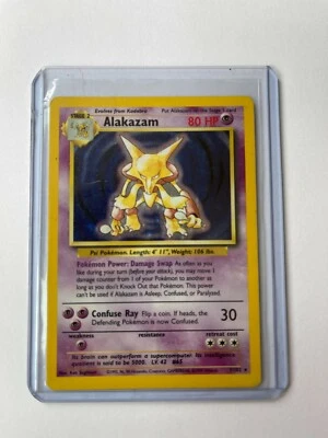 UNGRADED Base Set Alakazam 1/102 Pokemon Card RARE - Image 1 of 2