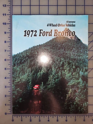 Оригинальная папка для брошюр 1972 Ford Bronco - Изображение 1 из 4