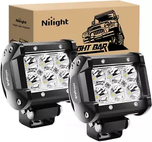 2 Piezas Barras De Luces LED De Noche Niebla Faro Para Carro Motocicleta Camión - Bild 1 von 13