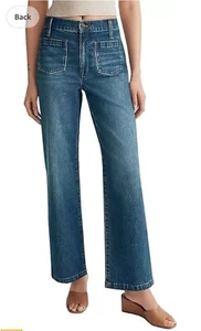 Women's High Waisted Baggy Jeans Wide Leg Stretch Vintage Denim Pants - Picture 1 of 8