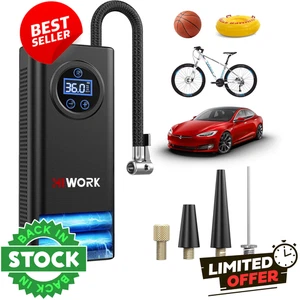 Kabellose Luftpumpe 150 PSI Digital Reifenfüller passt Auto Motorrad Tragbar Aufladen - Bild 1 von 12
