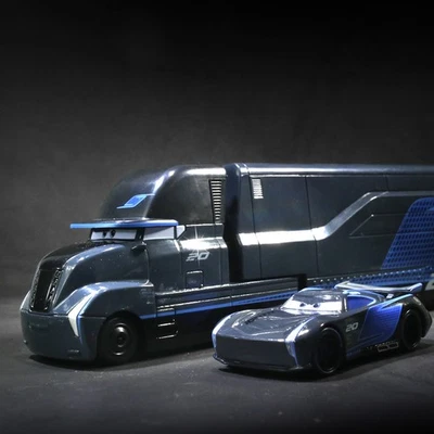 2PCS Disney Pixar Cars NO.20 Jackson Black Storm & Hauler Truck Model Cars Gift - image 1 of 4