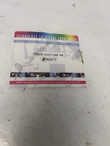 Technology Solutions from Wiley Student access card for WebCT disc - Picture 1 of 3