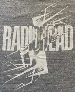 Radiohead W.A.S.T.E. OoP Band Shirt, Lightning, grau, Herren Md, Modified Bear - Bild 1 von 9