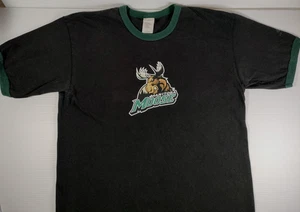 Manitoba Moose Canada Ice Hockey Team Men's Black T-Shirt Size Medium / M - Picture 1 of 18