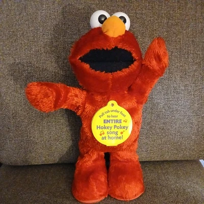 De colección Hokey Pokey Elmo Sesame Street 14" 2002 Mattel probado funciona  Foto 1 de 3
