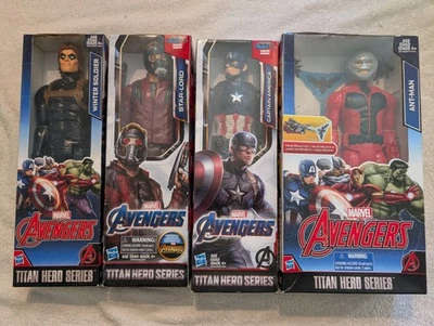 NUEVO 4 Marvel Avengers Titan Hero Series 12" Capitán América Star-Lord Ant-Man Foto 1 de 4