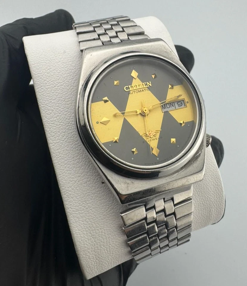 Reloj Automático Hombre Citizen Fecha/Fecha Raro Auténtico De Colección, HECHO EN JAPÓN Foto 1 de 4