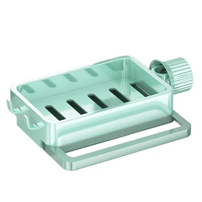 Estante organizador de grifo de material ABS para almacenamiento eficiente de herramientas de limpieza Foto 1 de 4