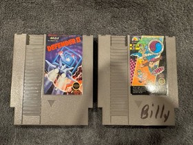 Defender II & T&C Surf Designs: Wood & Water Rage Nintendo NES Game Lot