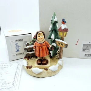 Hummel Season Finale Hummelscape with Winter Song Figurine Mint in Box COA - Picture 1 of 10