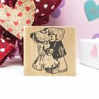 Dancing Bears Art Rubber Stamp