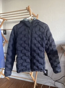 Mountain Hardwear stretch down jacket Womens XS Deep Navy Black warm comfy - Picture 1 of 9