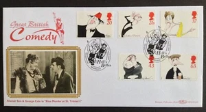 GB Benham 1998 Comedians Set on British Comedy First Day Cover, Shepperton S/H/S - Picture 1 of 1