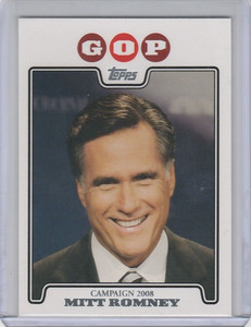 2008 TOPPS CAMPAIGN 2008 MITT ROMNEY #MR REPUBLICAN