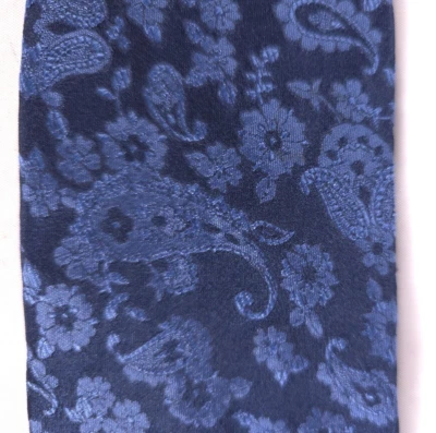CORBATA JAAGER SEDA AZUL BORDADO PAISLEY Foto 1 de 3