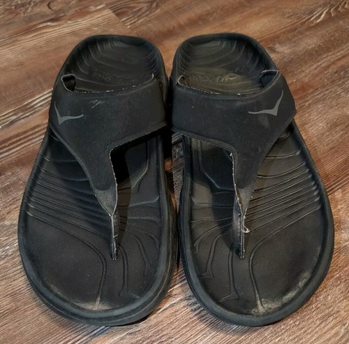 HOKA ONE ONE Hoka Ora sandalo infradito da recupero donna nero taglia 9