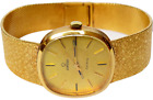 Seltene Omega Geneve Armbanduhr Herren 18 Karat 750 Gold 87,2 g  Handaufzug 1970