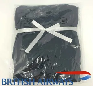 British Airways BA First Class Kabinenpyjama Schlafanzug 100 % Baumwolle MEDIUM