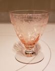 Crystal Fruit Cocktail or Oyster Glass by Fostoria, June Pink  Pattern