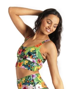 Limitless Sports Bra in Kahlo by Yoga Democracy - Picture 1 of 5