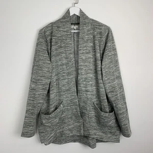 Maurices XXL Cardigan Sweater Snap Closure Heathered Green Plus Size Woman 2XL - Picture 1 of 5