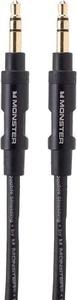 Monster Mobile® Audio Cable 3.5mm Male to Male Stereo Audio Cable-4 feet Black - Picture 1 of 7