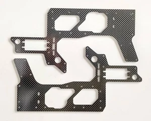 0402-720 RG Carbon Main Frame Hirobo Radio Control Helicopter Shuttle New - Picture 1 of 1