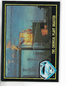1983 Topps Superman III: The Chemical Plant Disaster Card #16