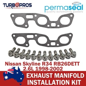 Kit de tacos y juntas de titanio colector de escape permaseal para Nissan Skyline R34 2,6 L - Imagen 1 de 5