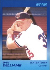 1989 Star Company Dan Williams Watertown Indians Minor League Card