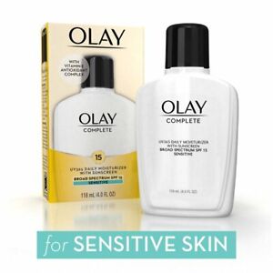 Olay Complete Sensitive Moisturizer with Sunscreen SPF 15  4.0 FL Oz..+