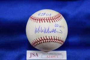 Mike Mussina JSA COA Autograph Major League Signed Baseball 20 Wins - Picture 1 of 2