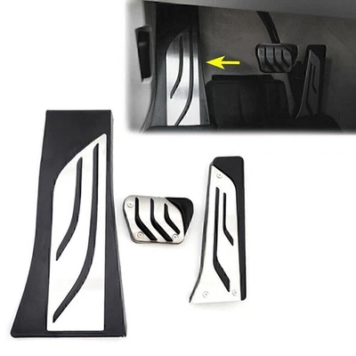 Kit de cubierta de pedales de freno de gasolina para pie de coche para BMW X5 X6 2008-2019 2019 2009 2018 17 Foto 1 de 4