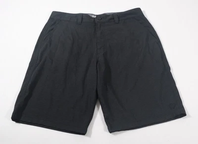 Pantalones cortos chinos a rayas negros Hang Ten para hombre talla 34 Foto 1 de 4