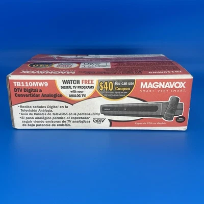 Magnavox DTV Digital To Analog TV Converter TB100MW9 - Image 1 of 3