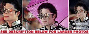 MICHAEL JACKSON HISTORY TOUR PRESHOW 3xRARE8x10 PHOTOS - Picture 1 of 1