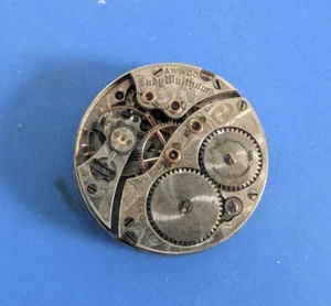 VINTAGE 0 SIZE WALTHAM GRADE LADY WALTHAM POCKET WATCH MOVEMENT FOR PARTS - Picture 1 of 2