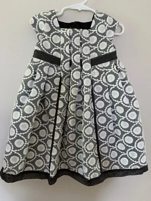 VESTIDO ISOBELLA & CHLOE INFANTIL NIÑA - TALLA 24 MESES totalmente forrado - corbata trasera Foto 1 de 4