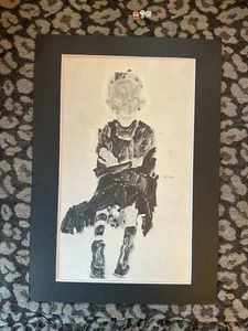 Egon Schiele Vintage Mounted WALL ART POSTER PICTURE ART PRINT - Picture 1 of 3