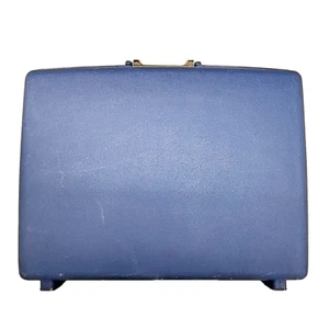 Samsonite Concord Hard Shell Suitcase Blue With Key - Picture 1 of 7