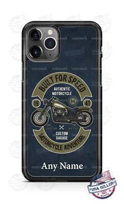 Funda de teléfono de motocicleta Build For Speed para iPhone i11 Samsung s20 LG Google 4XL Foto 1 de 4