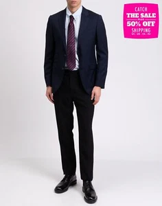 RRP €415 HACKETT Wool Twill Blazer Jacket Size 38L / 48L / S Single-Breasted - Imagen 1 de 10