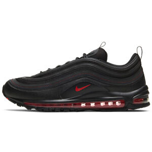 Nike Air Max 97 uomo 42 44 45 nero rosso silver originali scarpe sneakers casual