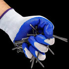 Working Gloves Polyester Grey Latex Glove Wostar Protective Work Garden GlovS5