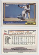 2016 Topps 65th Anniversary Buybacks Scarce Silver Ken Griffey Jr #1992-50 HOF