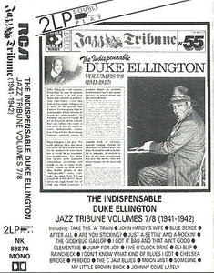 DUKE ELLINGTON INDISPENSABLE V. 7 & 8 [1941-2] CASSETTE ALBUM JAZZ TRIBUNE 55 - Picture 1 of 8